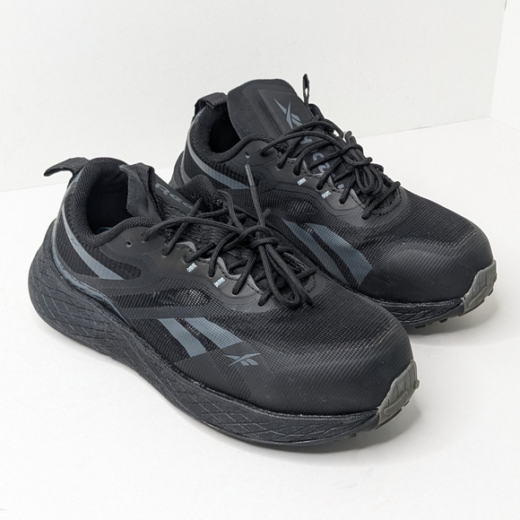 Reebok Energy Floatride 3 Adventure Work Sneakers, Black, Women's 6 Wide - Picture 1 of 6